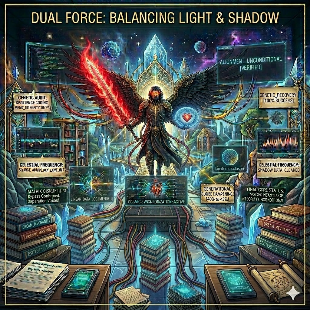 Dual Force: Balancing Light & Shadow