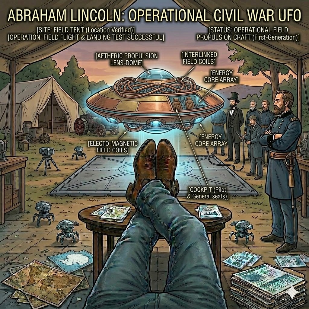 Abraham Lincoln: Secret Civil War UFO