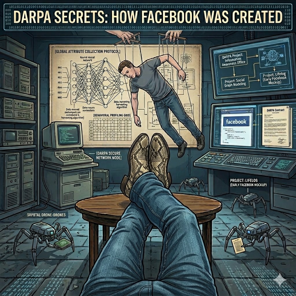 DARPA Secrets: How Facebook Was Created