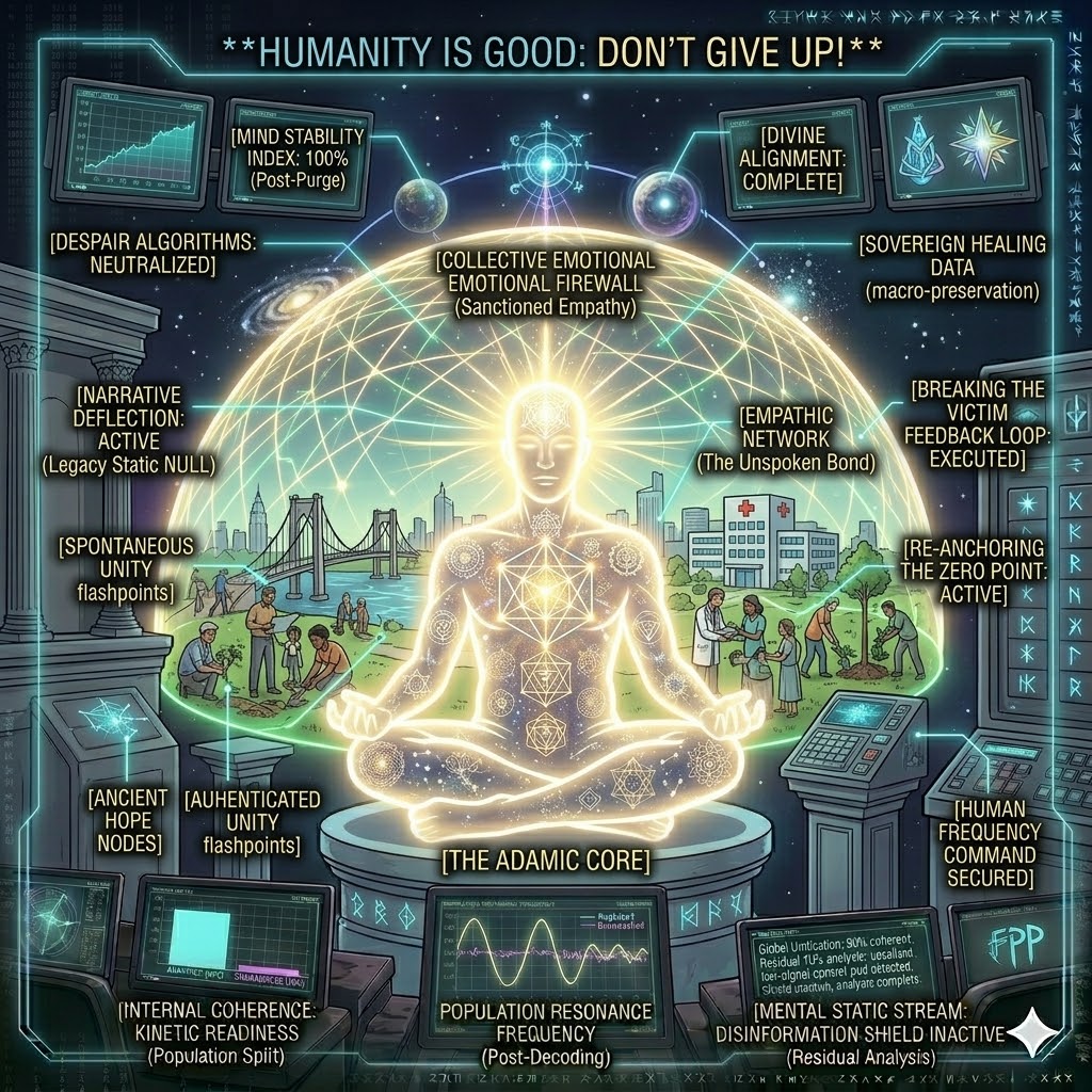 Humanity Is Good: Don't Give Up!