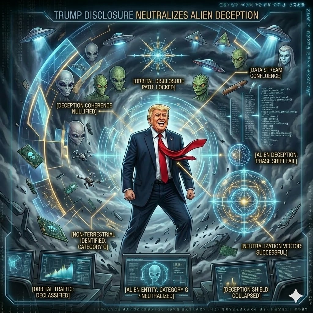 Trump Disclosure Neutralizes Alien Deception