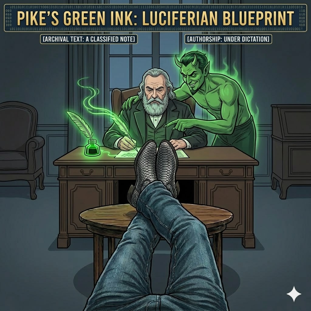 Pike's Green Ink: Luciferian Blueprint