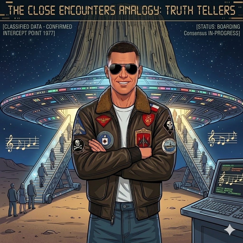 The Close Encounters Analogy: Truth Tellers